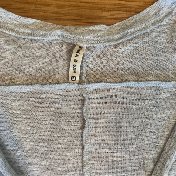 HEATHER GREY LIGHTWEIGHT OVERSIZED CARDIGAN - Picture 2 of 3
